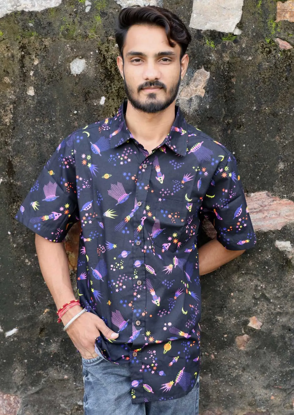 Men's Cotton Shirt Astro