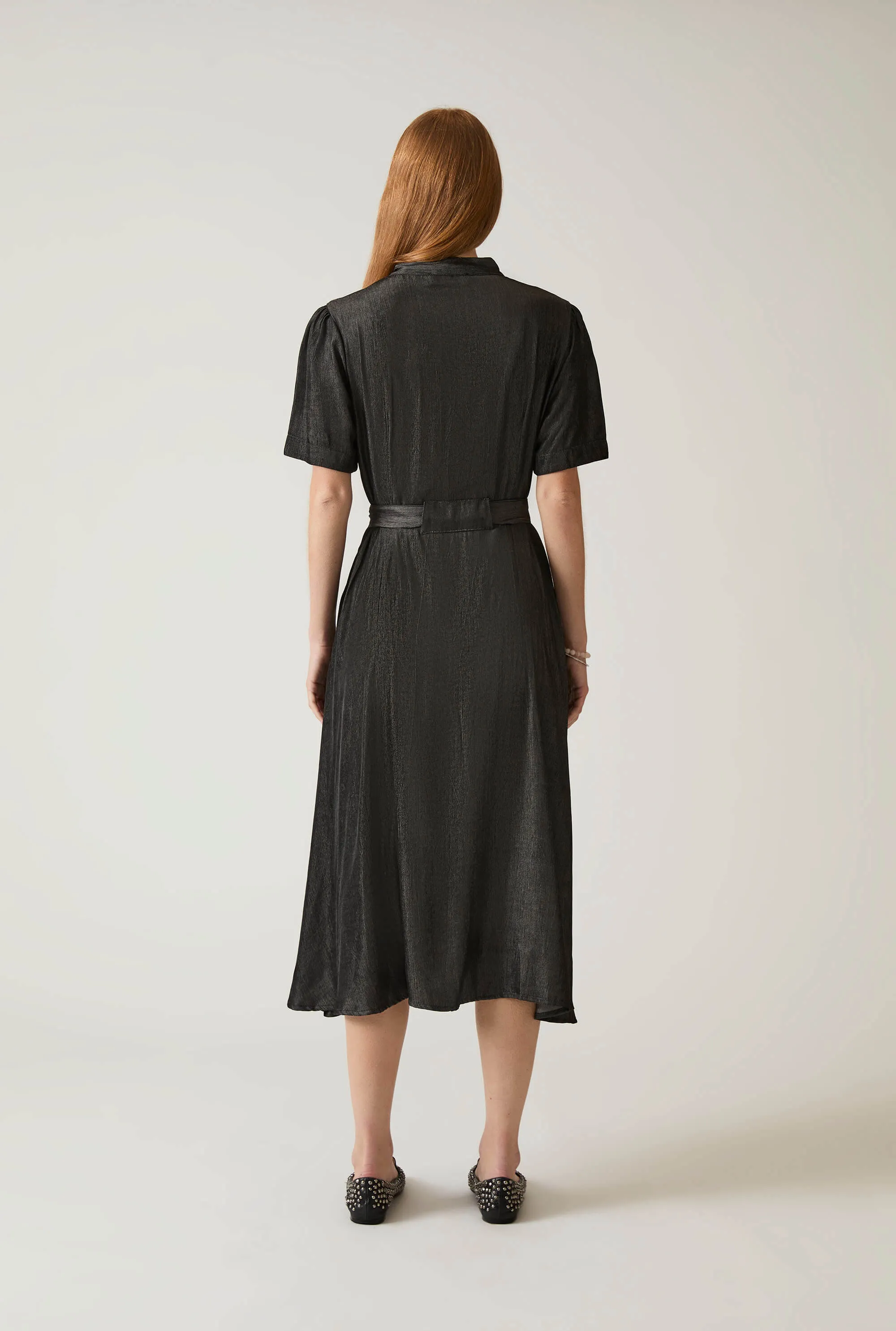 Midi Black Day Dress