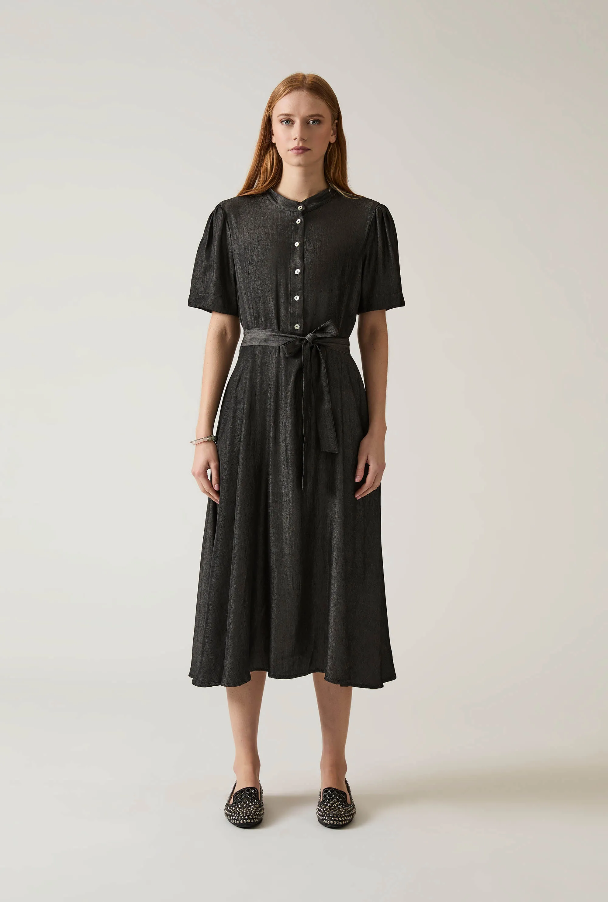 Midi Black Day Dress
