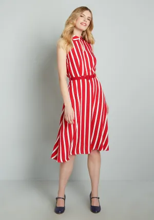 ModCloth x Collectif Posh Your Luck A-Line Dress