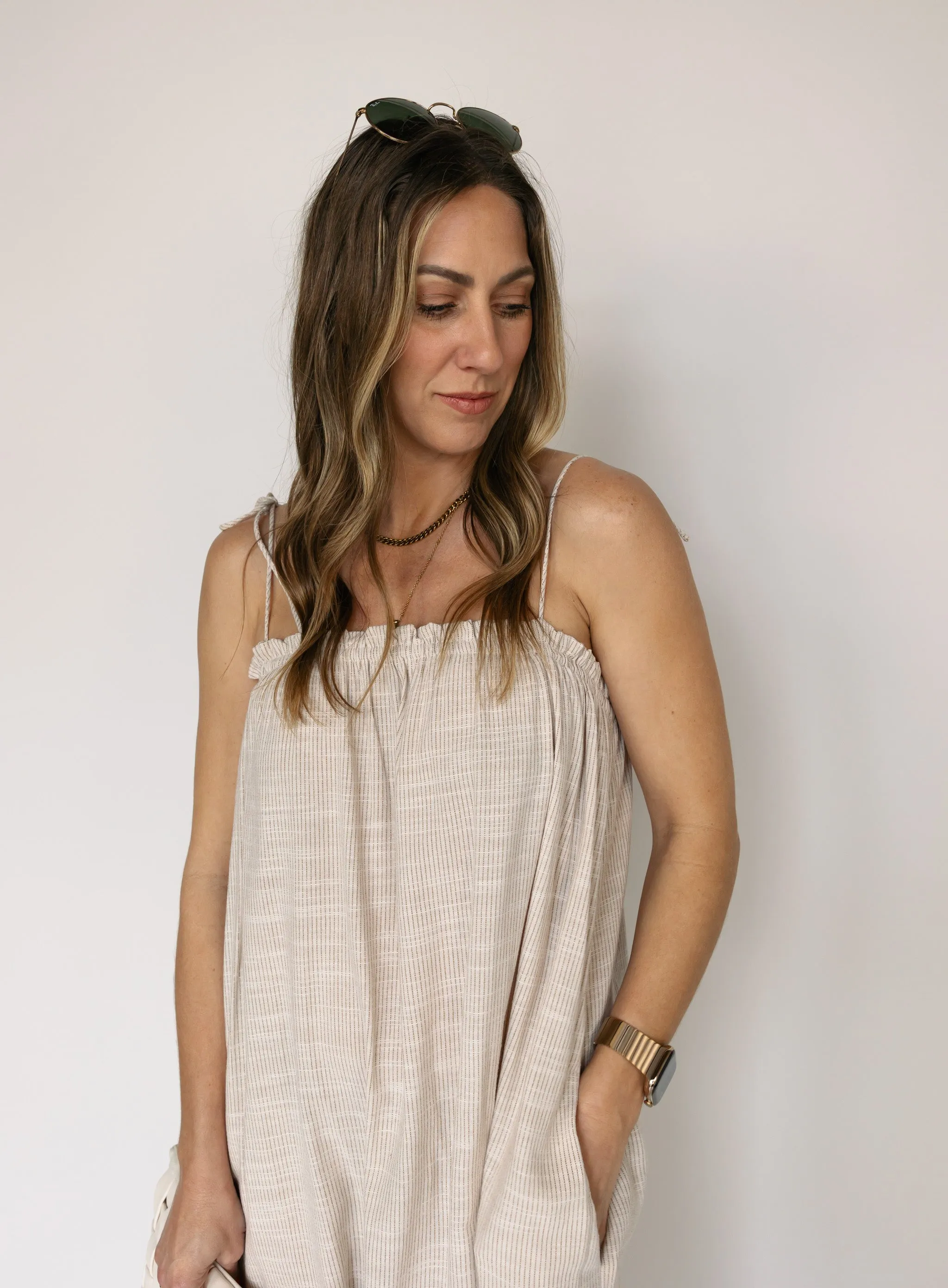 Mojave Tie Strap Midi Dress