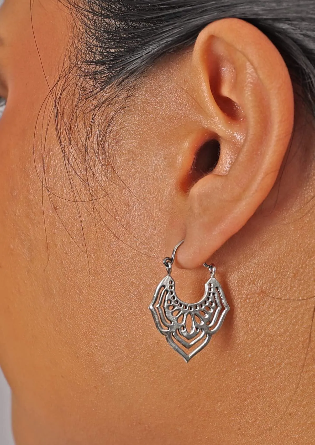 Mystic Ripples Silver Earrings