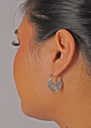 Mystic Ripples Silver Earrings