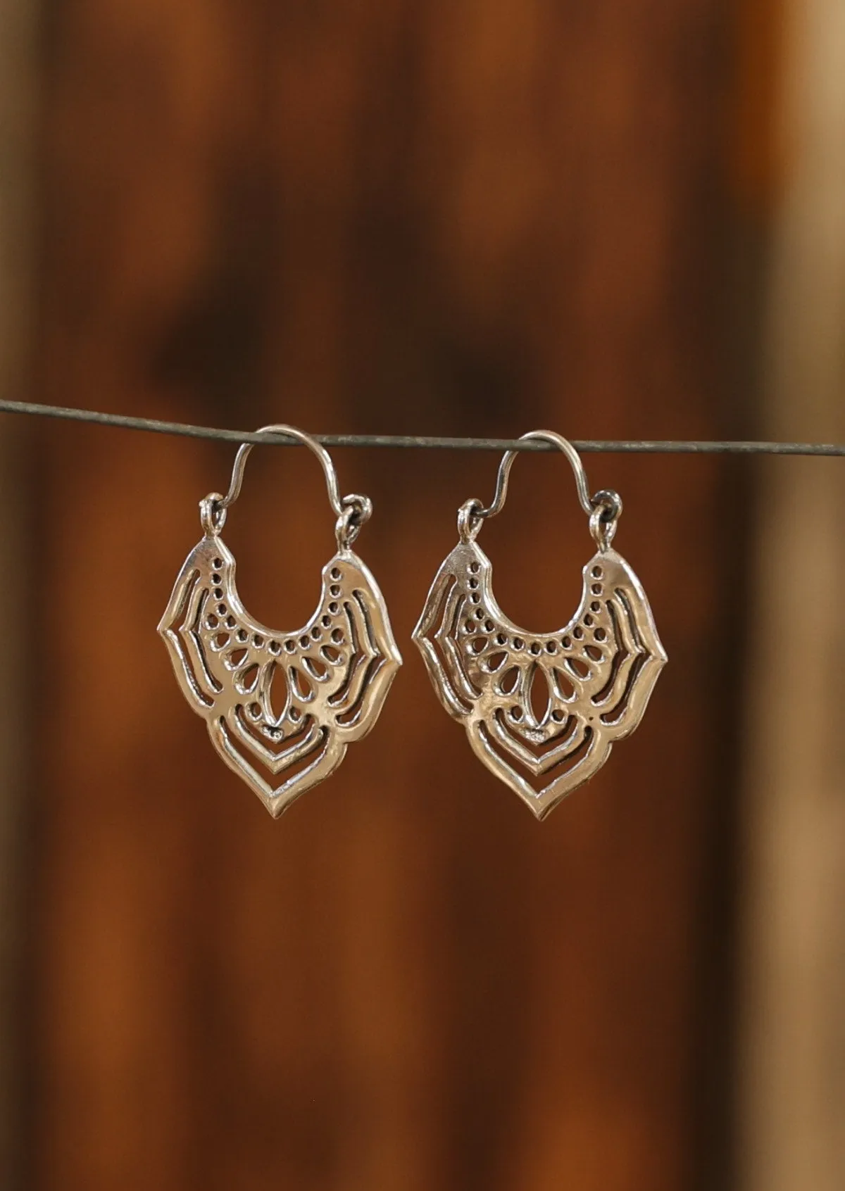 Mystic Ripples Silver Earrings