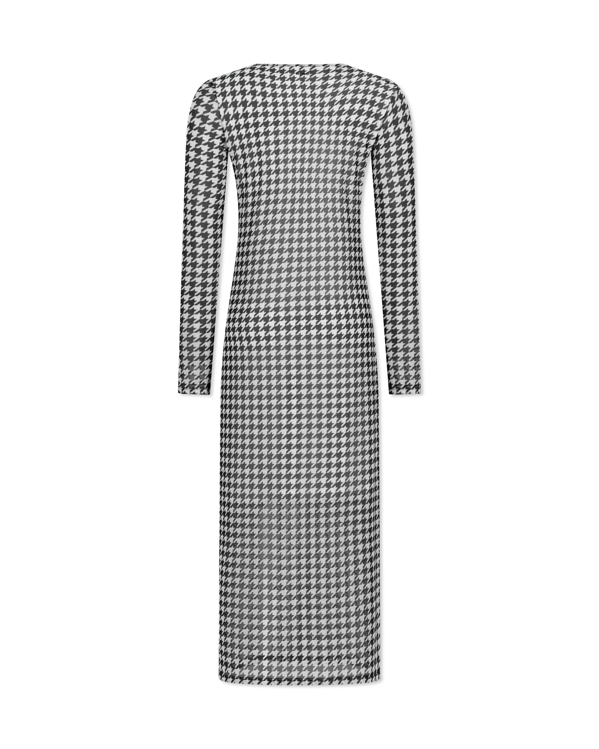 Nalusia Houndstooth Midi Dress
