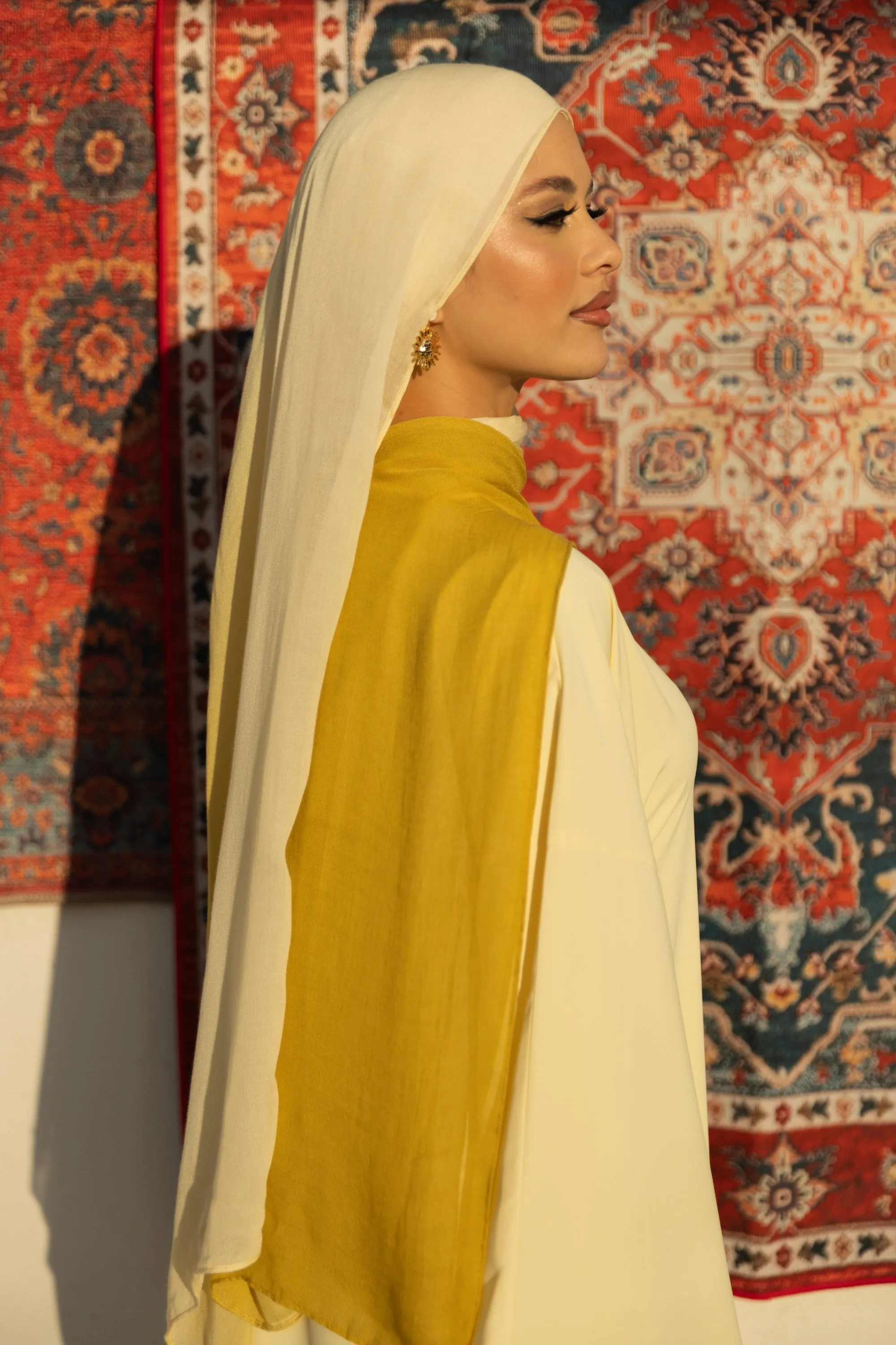 Ombre Modal Hijab - Limon