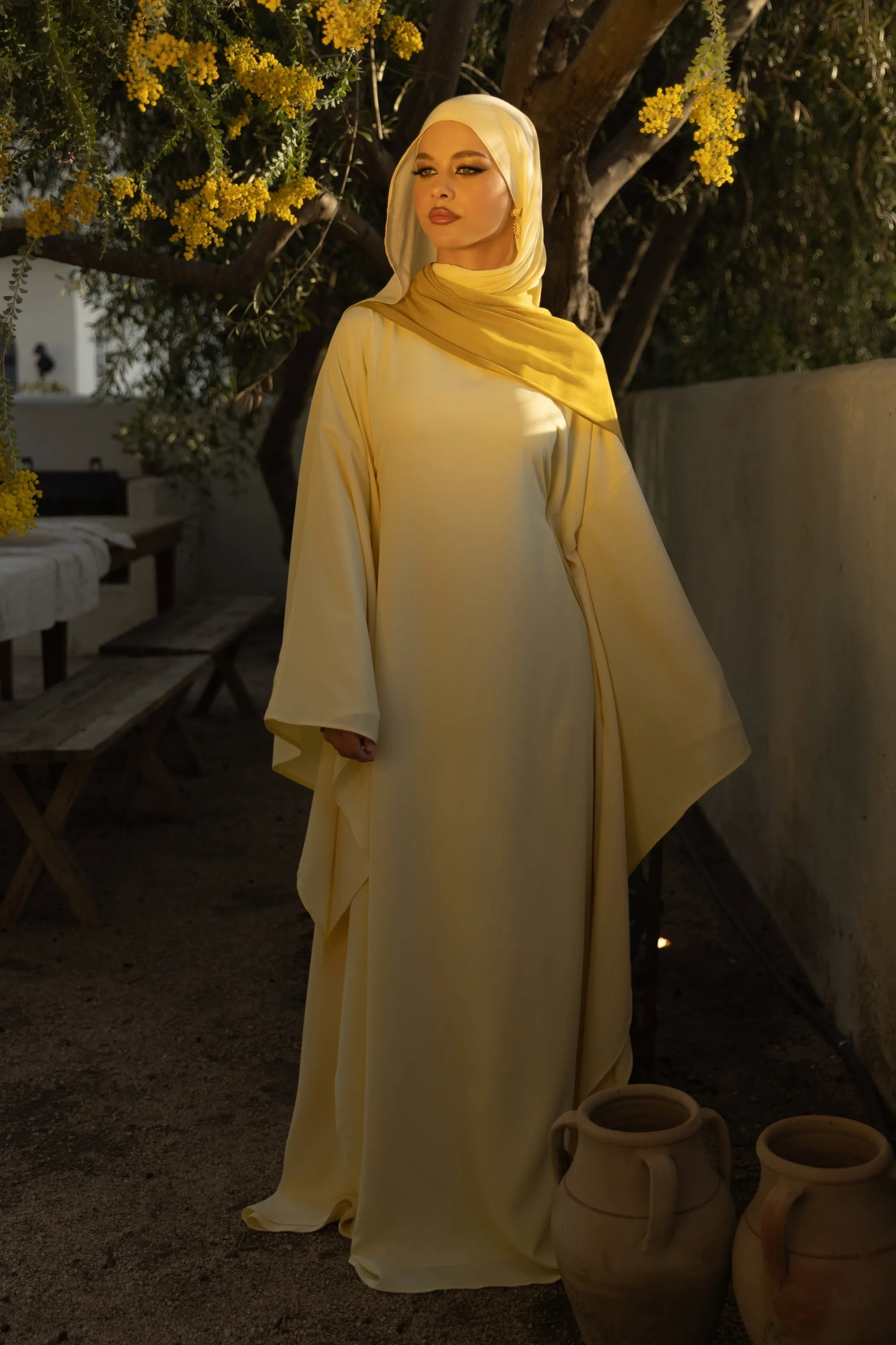 Ombre Modal Hijab - Limon