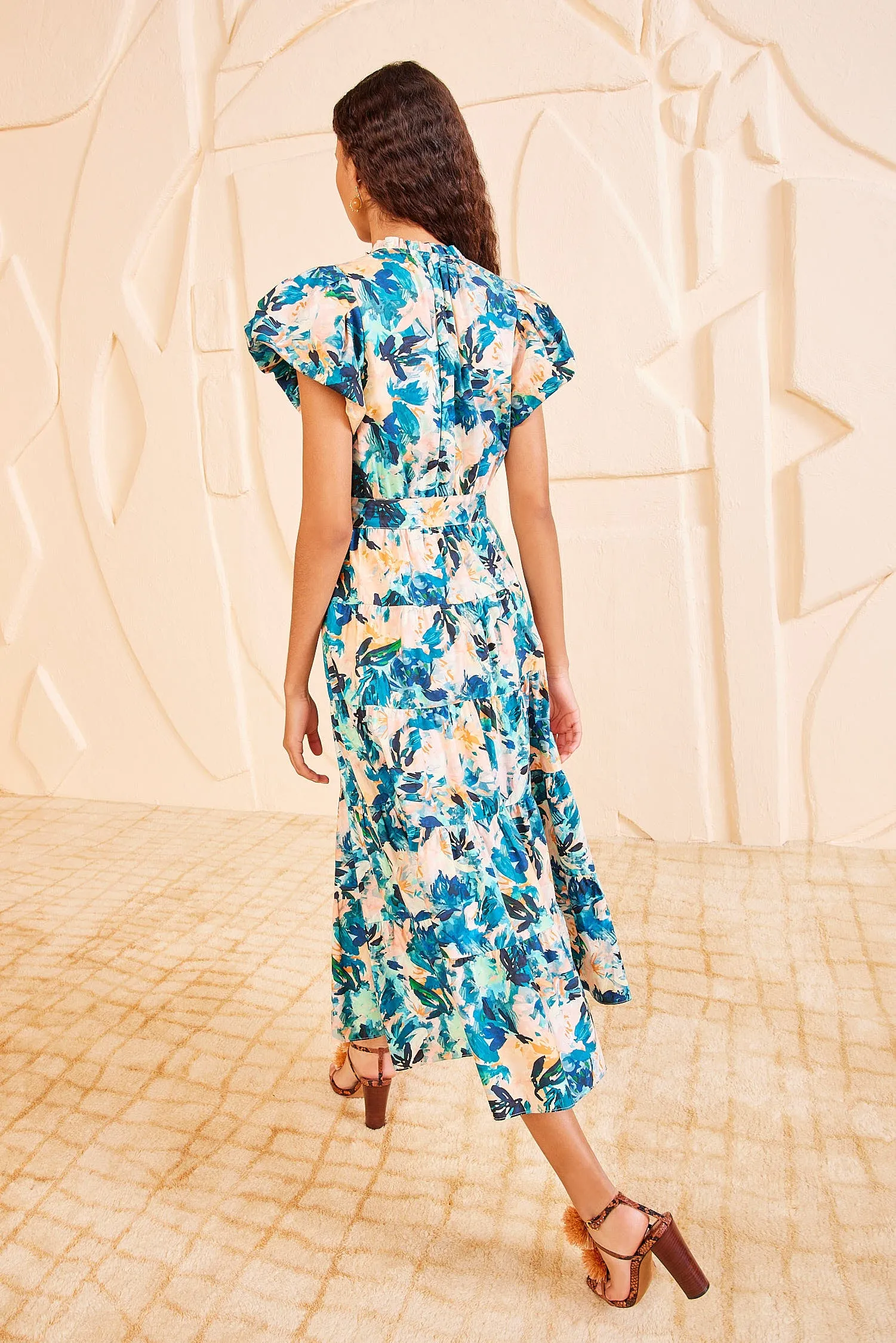 Ottilie Dress - Delphinium