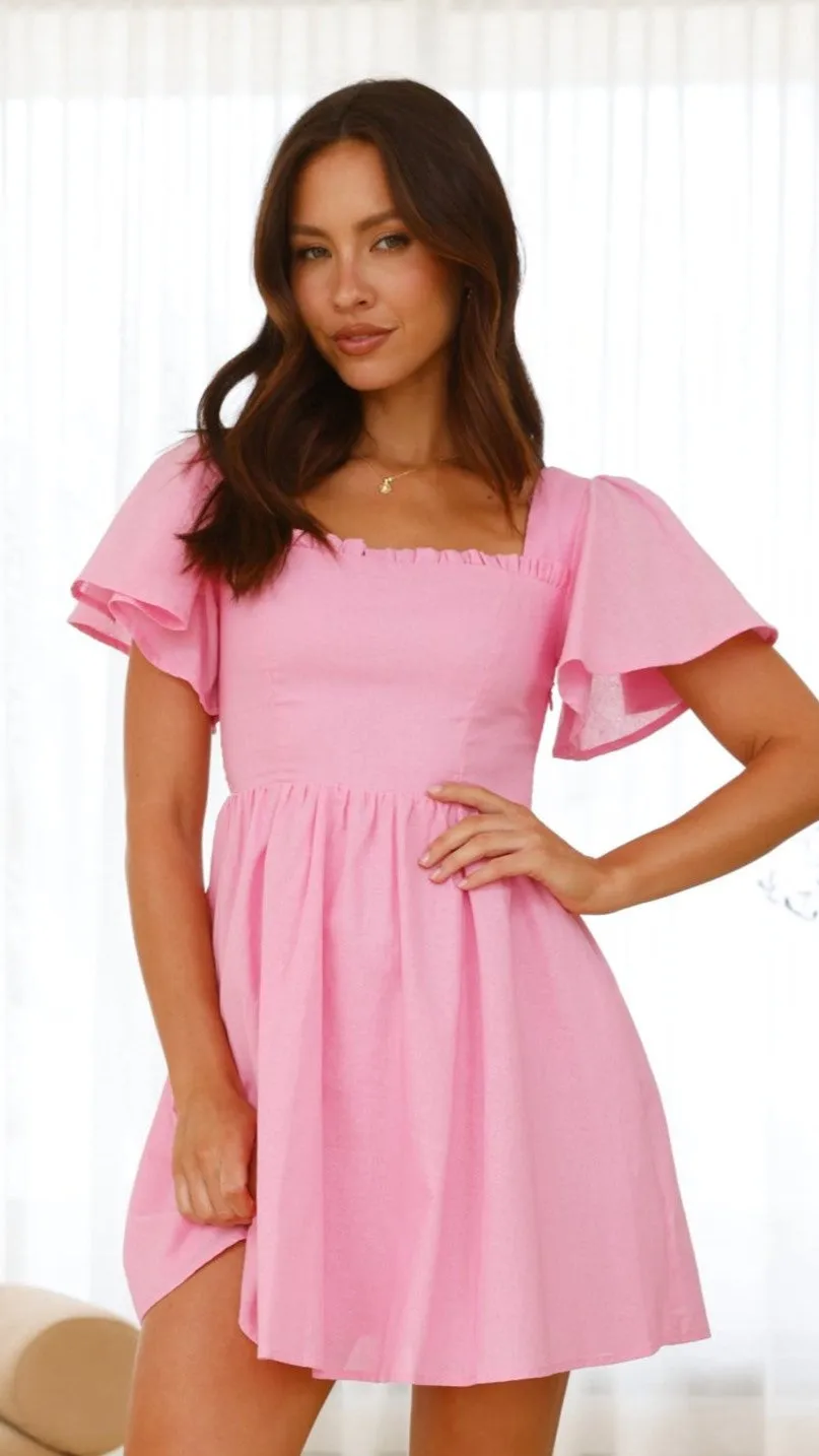 Pasha Mini Dress - Pink
