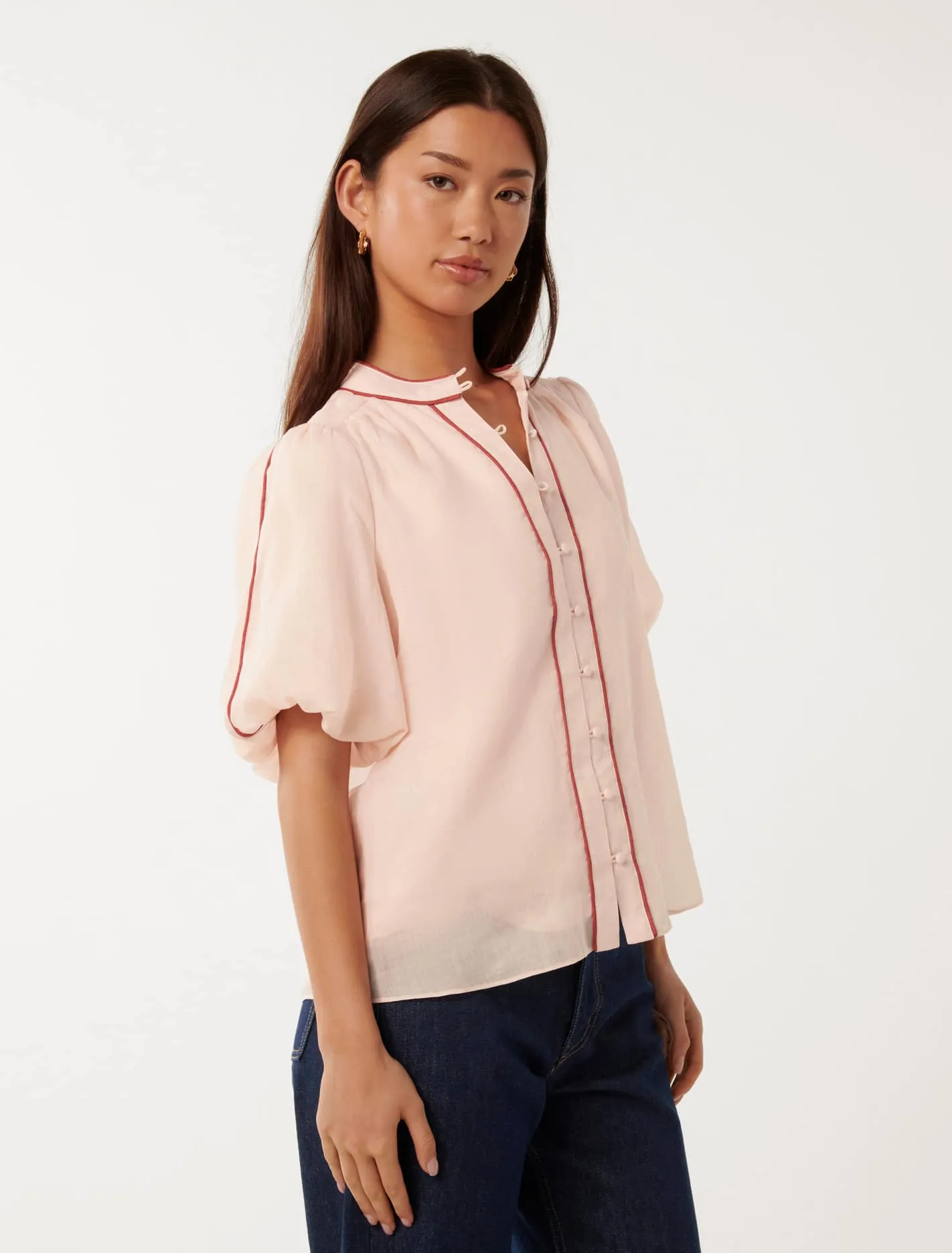 Perry Piping Blouse