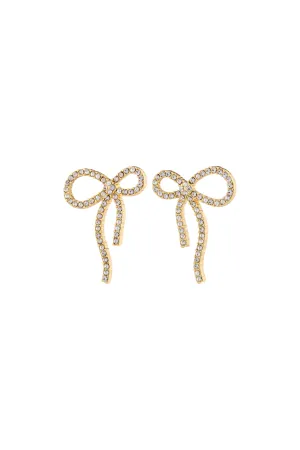 Pilgrim Jolanta Recycled Earrings - Gold Plated Crystal