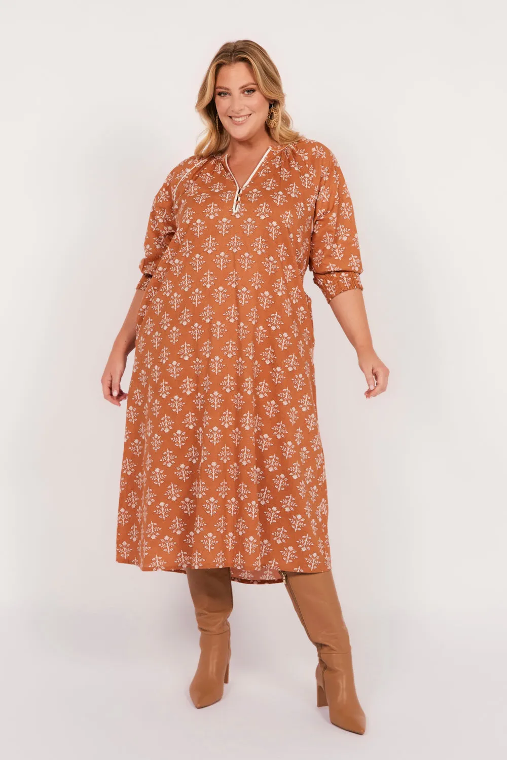 Robin Tunic Dress in Millefiori