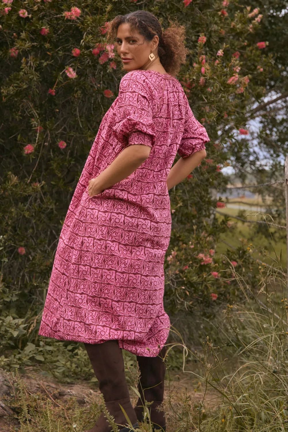Robin Tunic Dress in Windmills