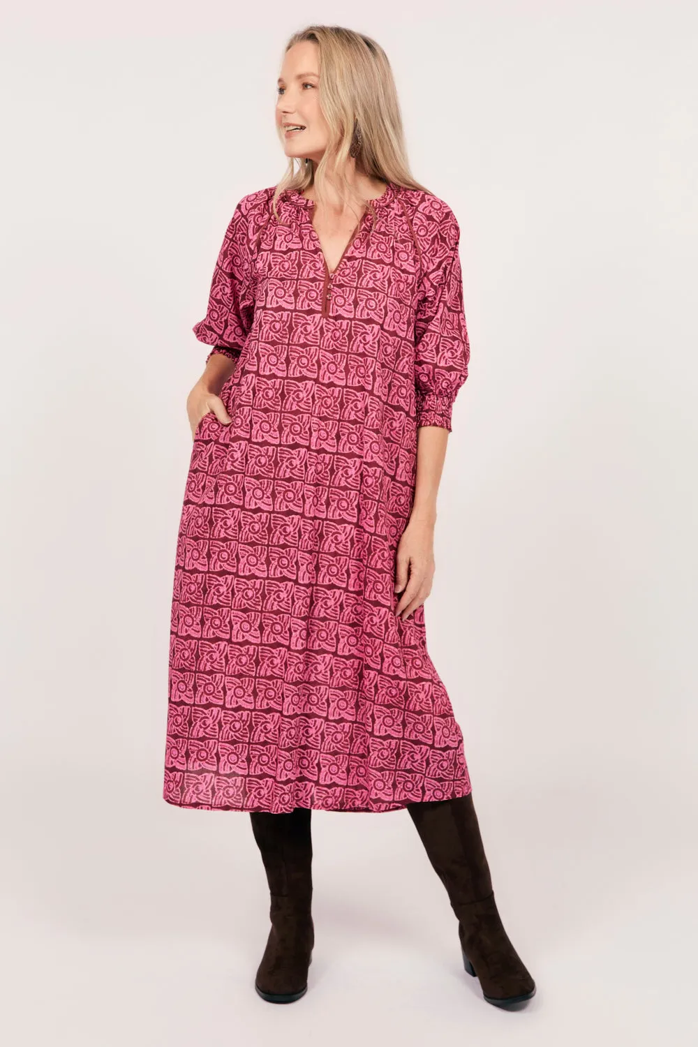 Robin Tunic Dress in Windmills