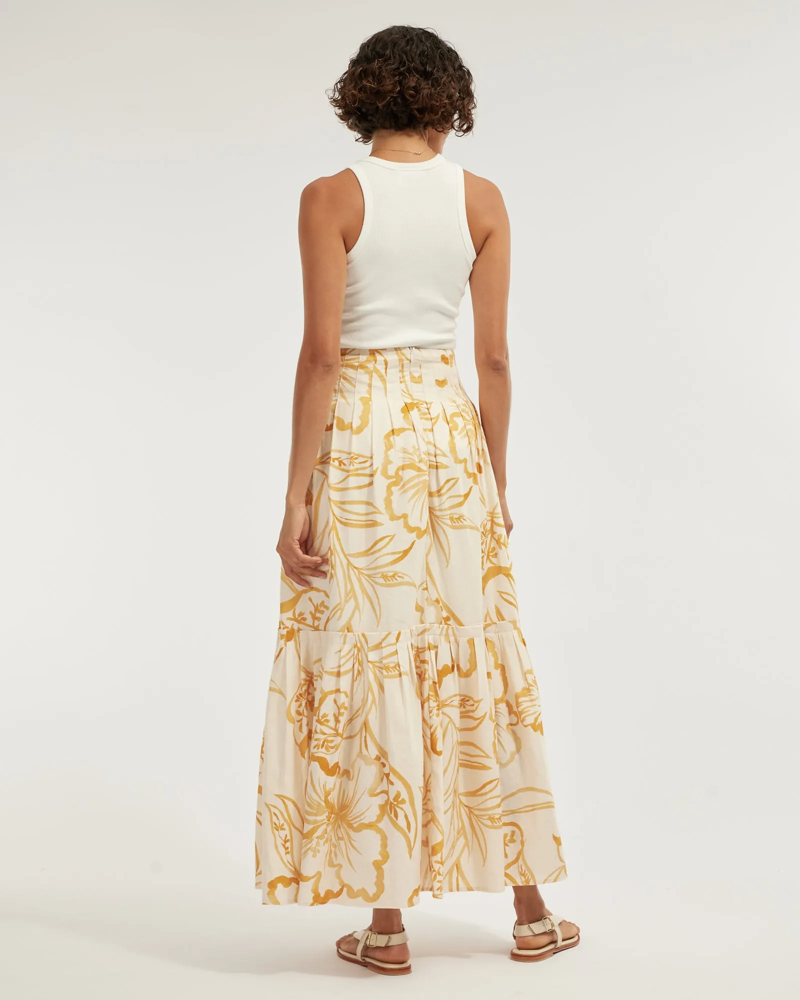 Rosemallow Pleated Skirt
