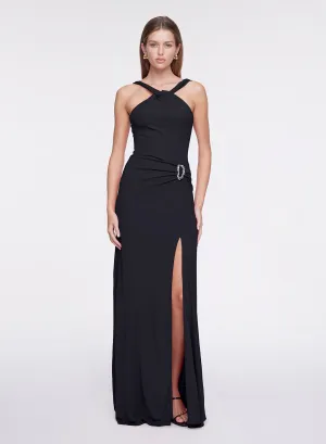 SAMARA DRESS (BLACK VISCOSE)