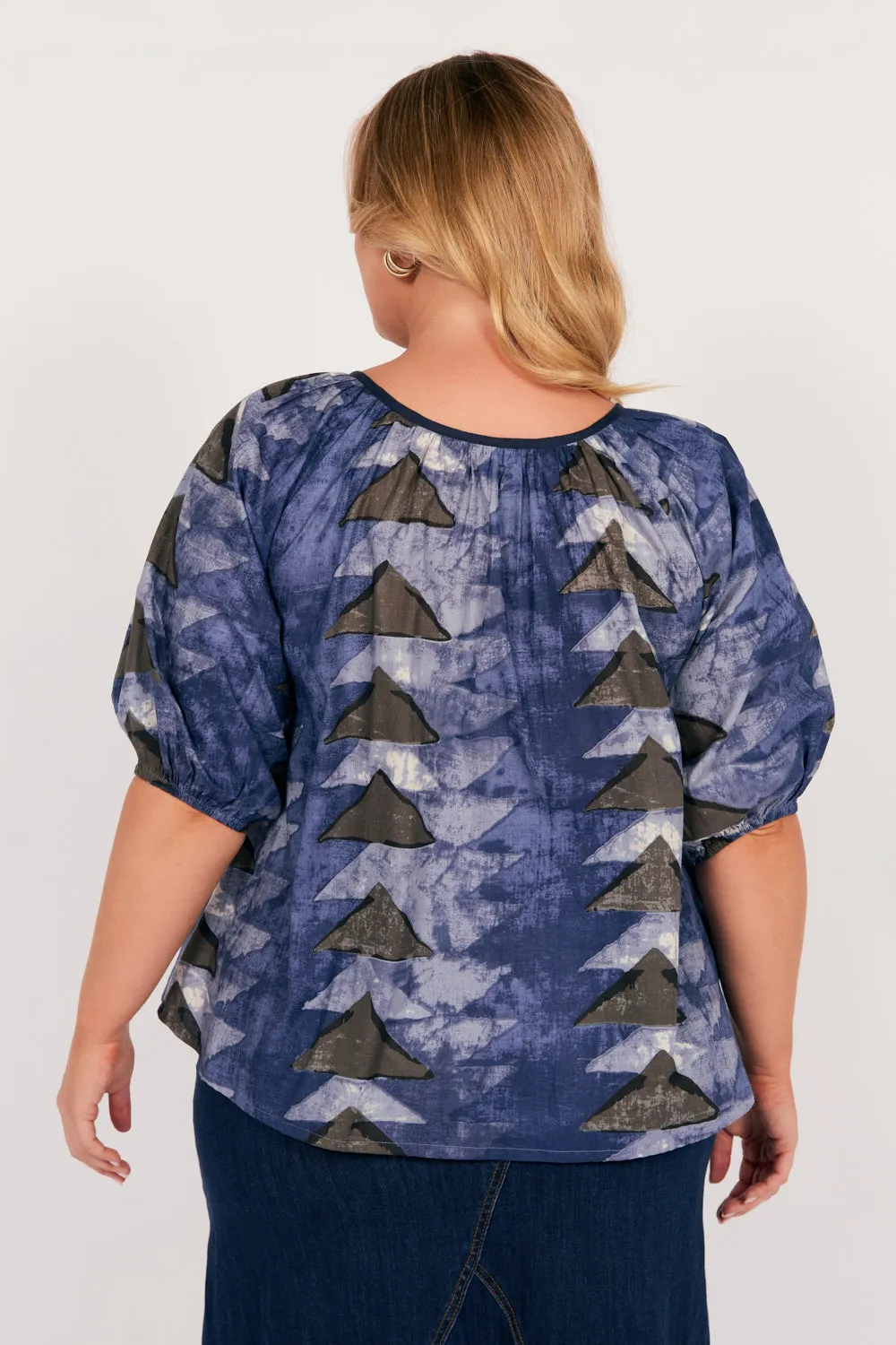 Sara Blouse in Bagru