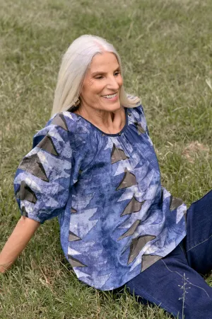 Sara Blouse in Bagru