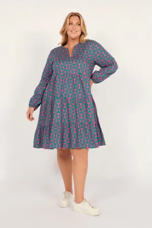 Scout Long Sleeve Dress in Vacation