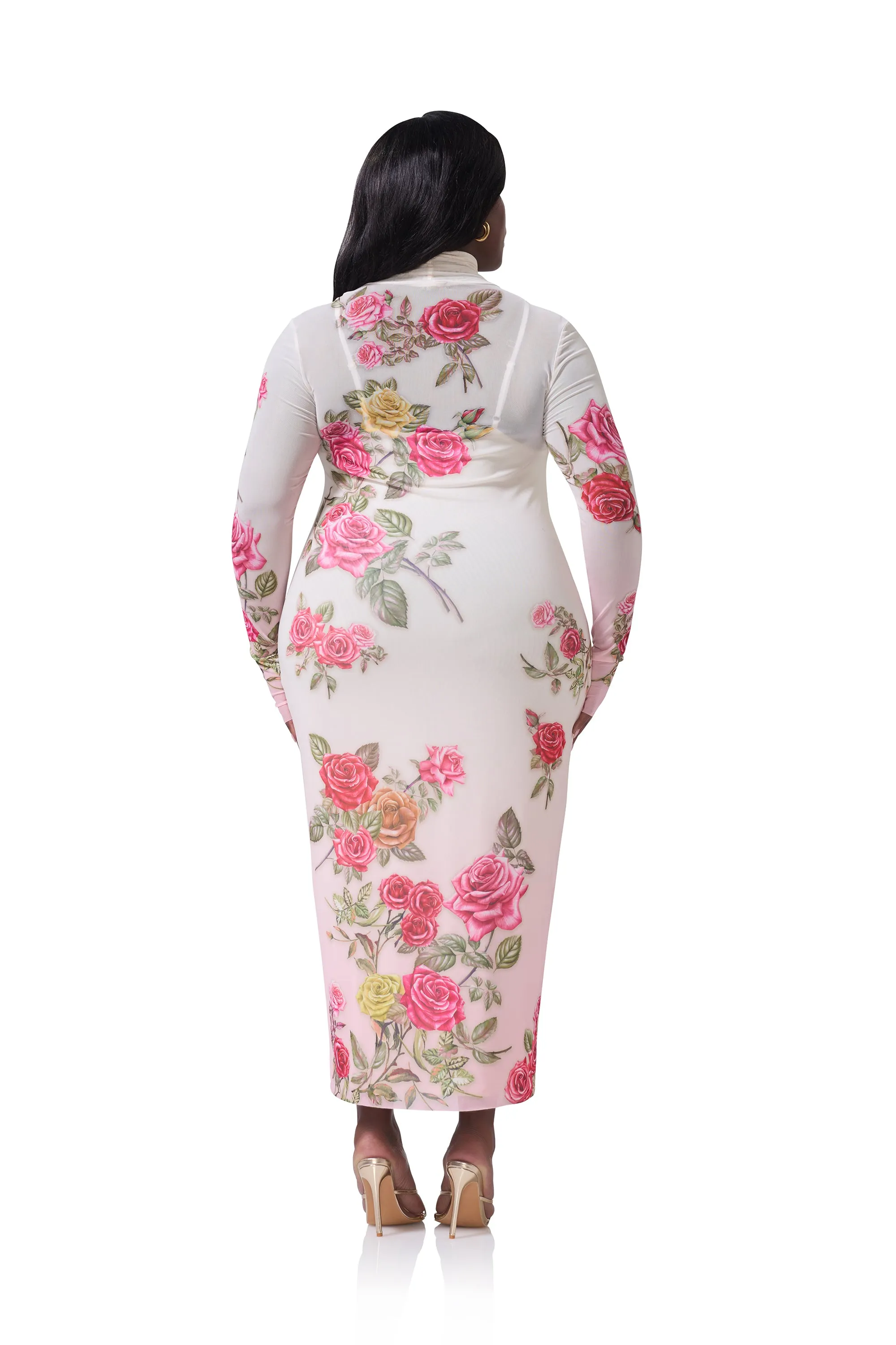 Shailene Dress - Falling Roses