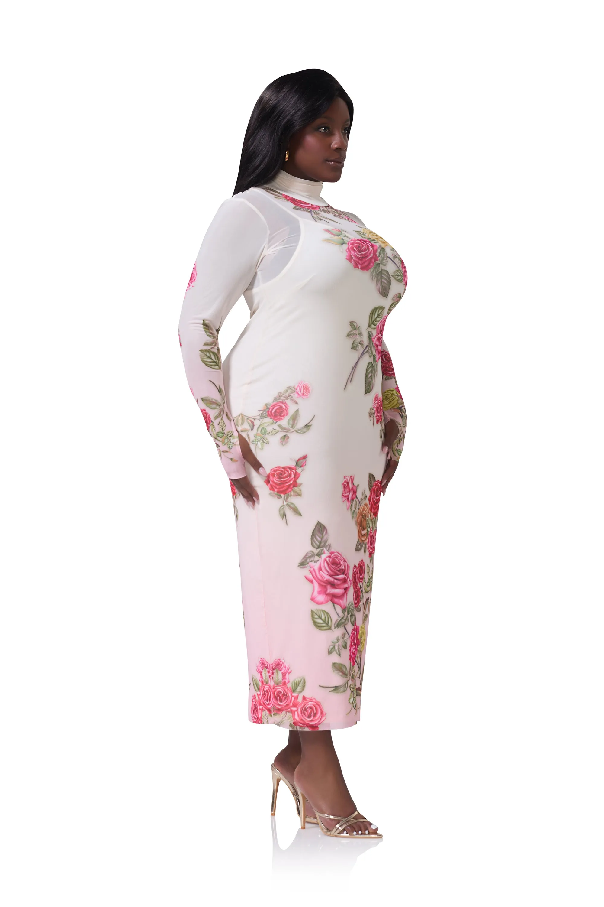 Shailene Dress - Falling Roses