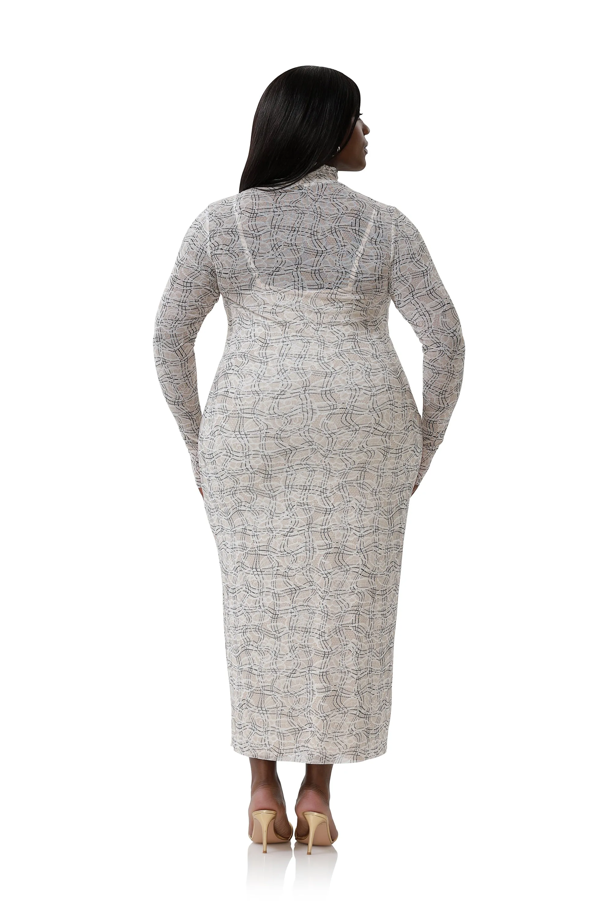 Shailene Dress - Lace Plaid