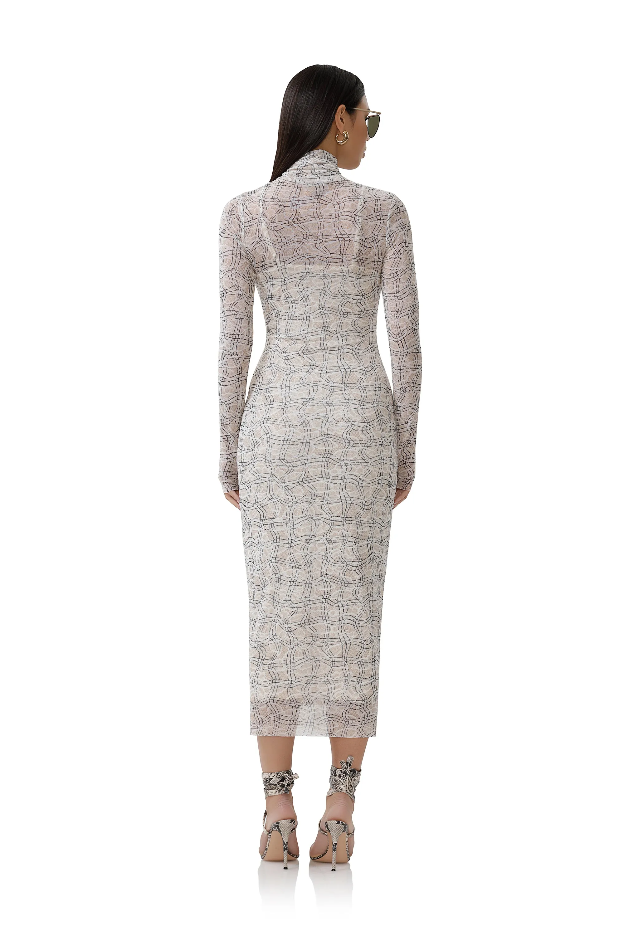 Shailene Dress - Lace Plaid