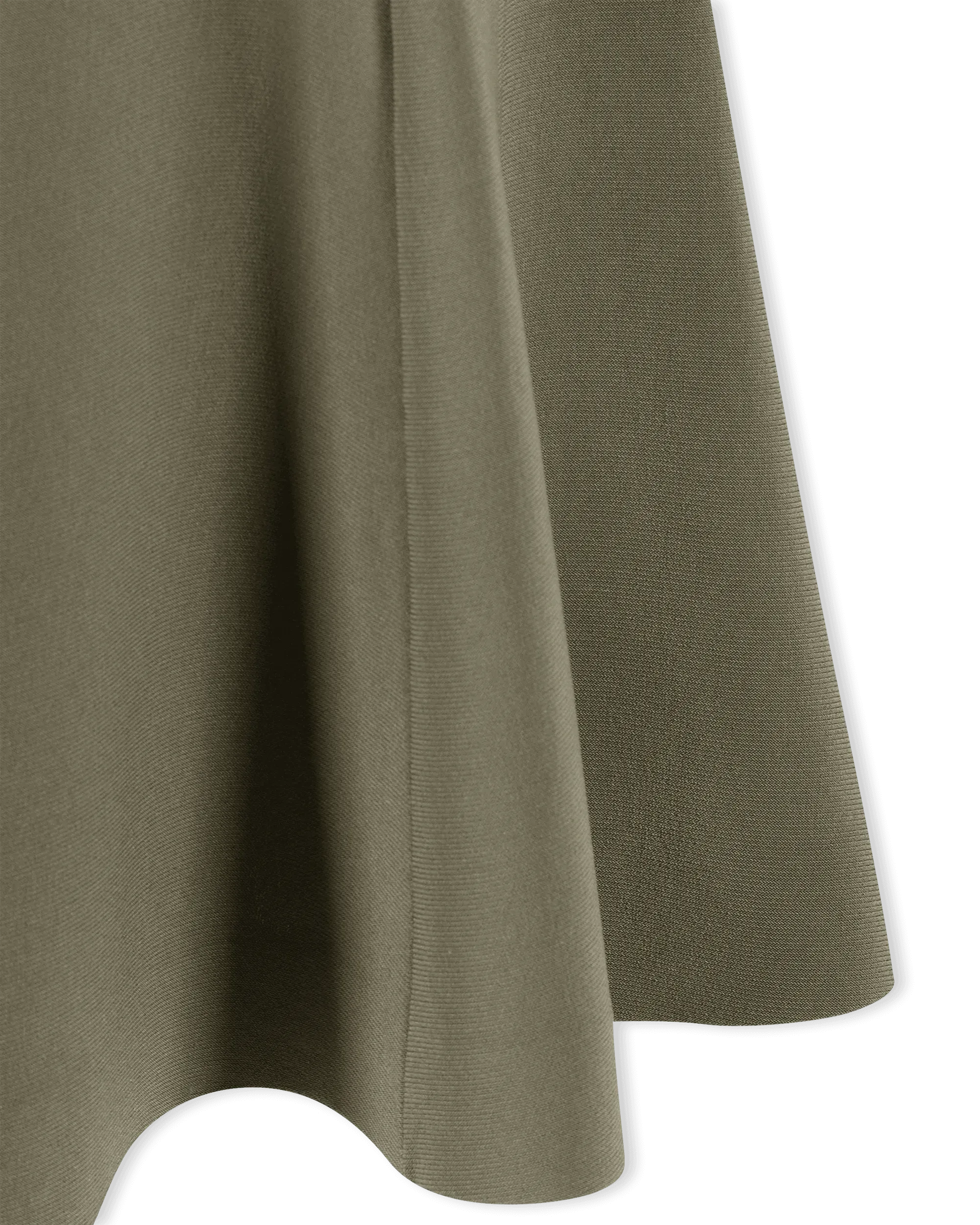 Sleeveless Turtleneck Fishtail Midi Dress