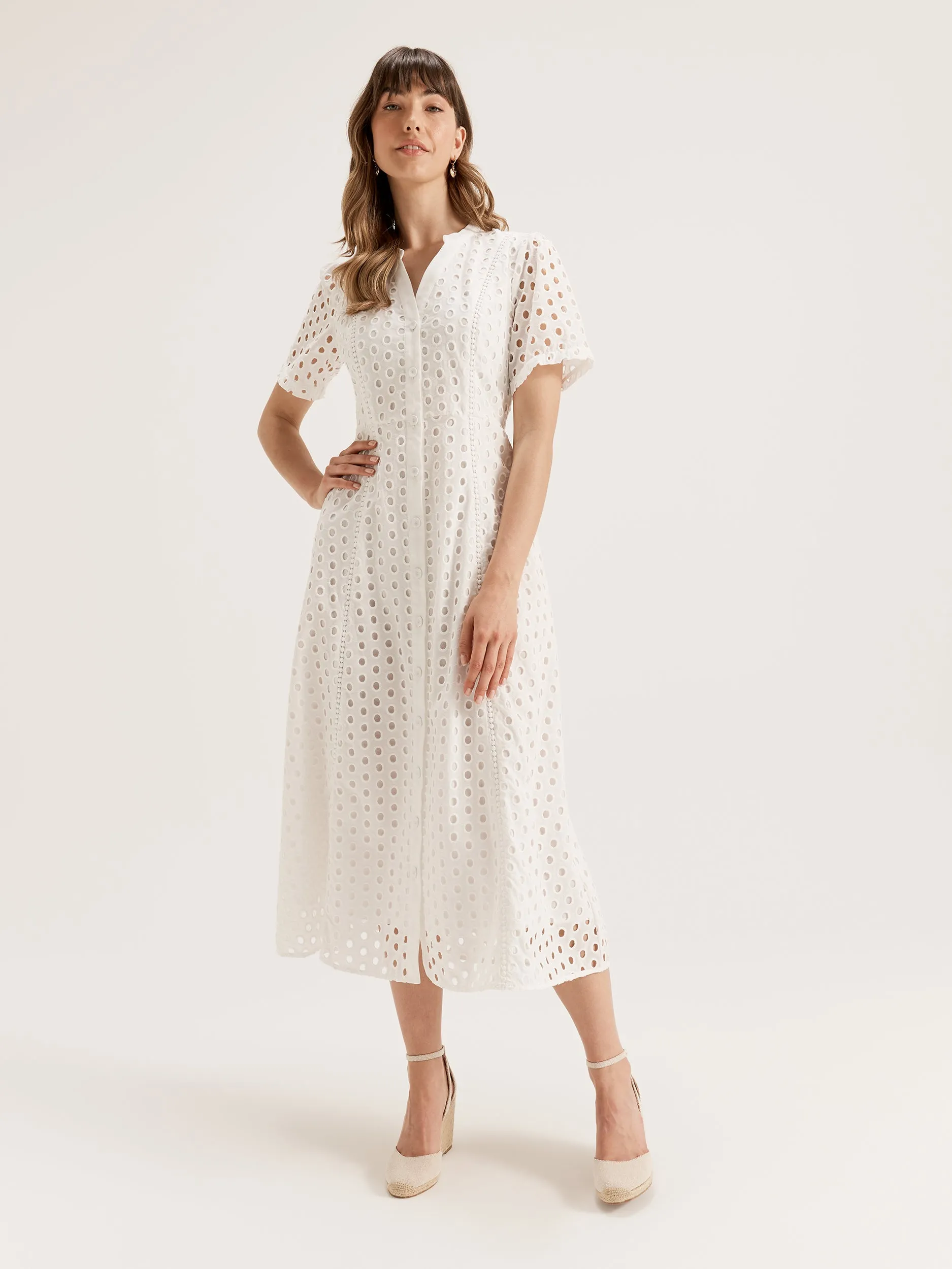 Solar Broderie Dress