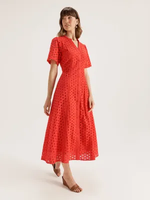 Solar Broderie Dress