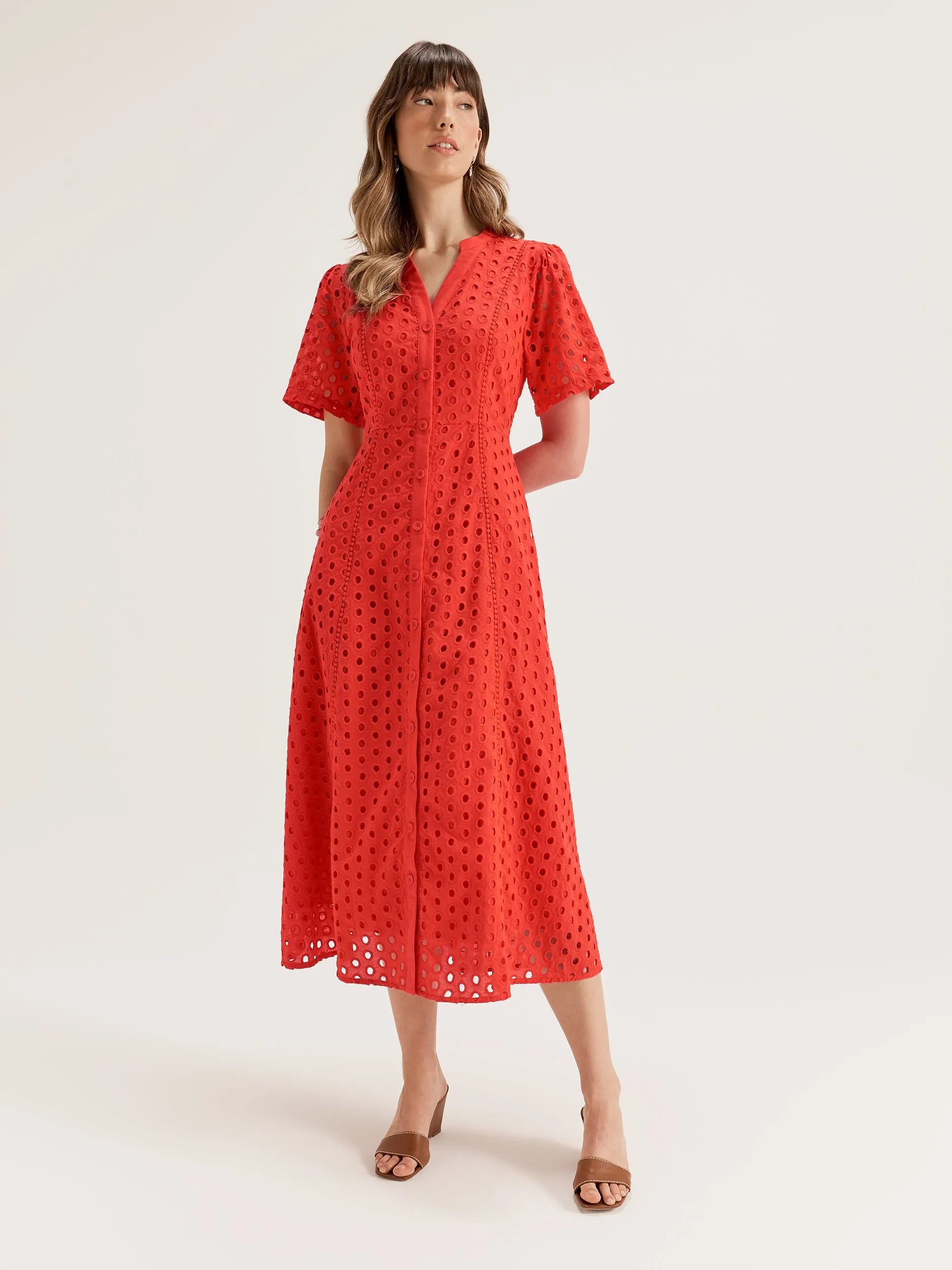 Solar Broderie Dress