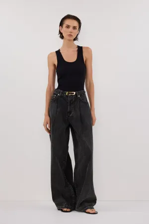 STERLING WASHED BLACK DENIM JEAN