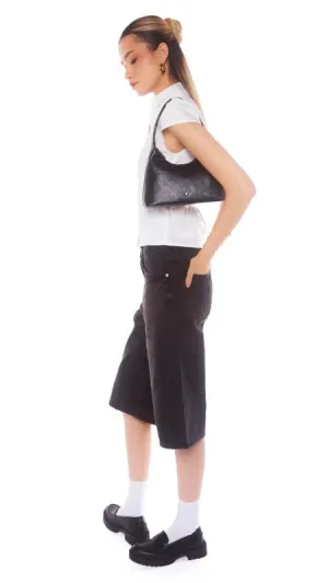Sweetie Shoulder Bag - Black PU
