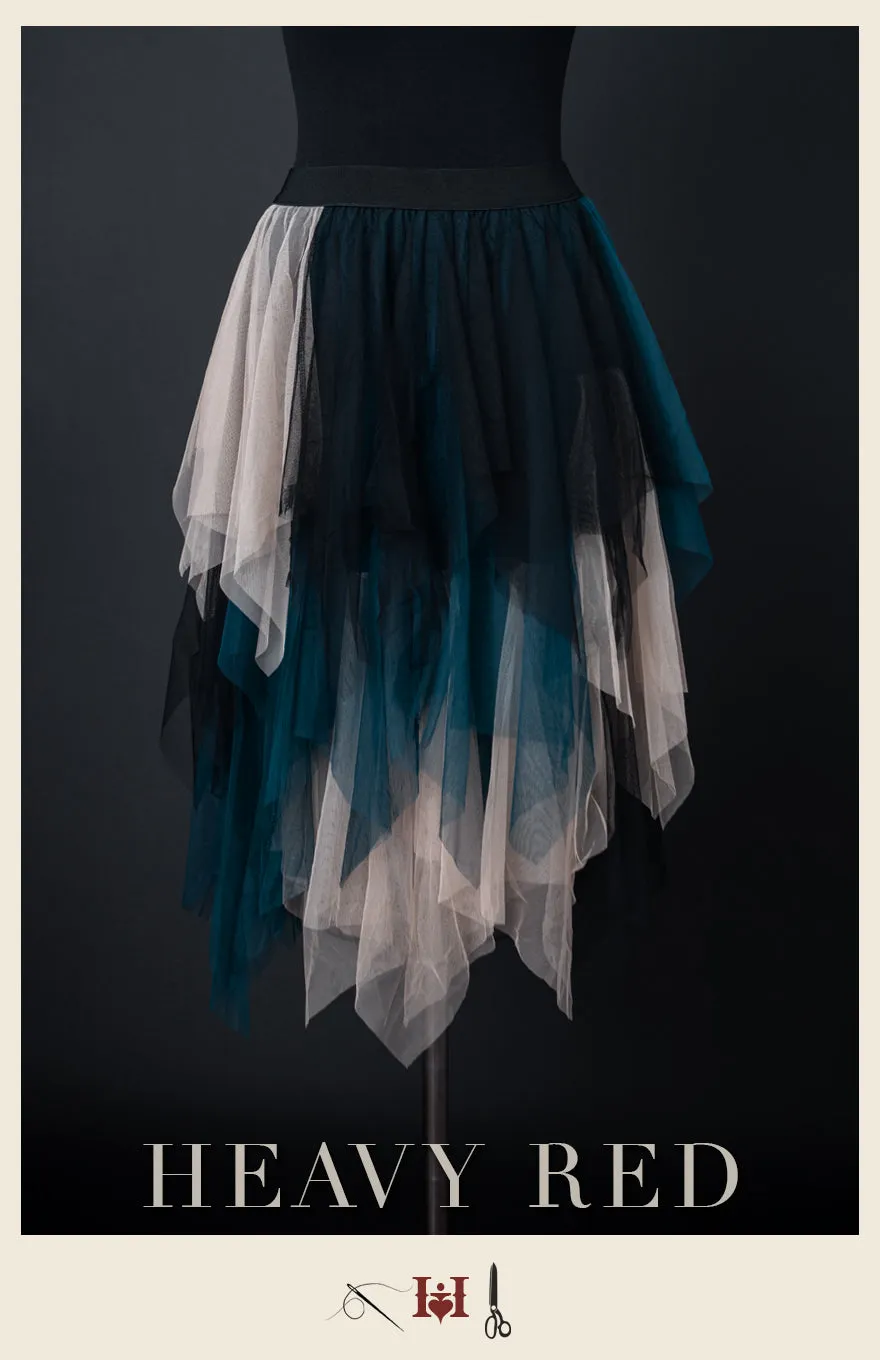 Swoon of Fall Netting Skirt