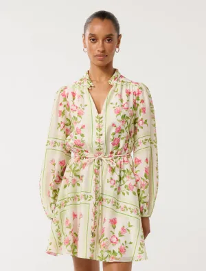 Tamila Petite Printed Mini Dress