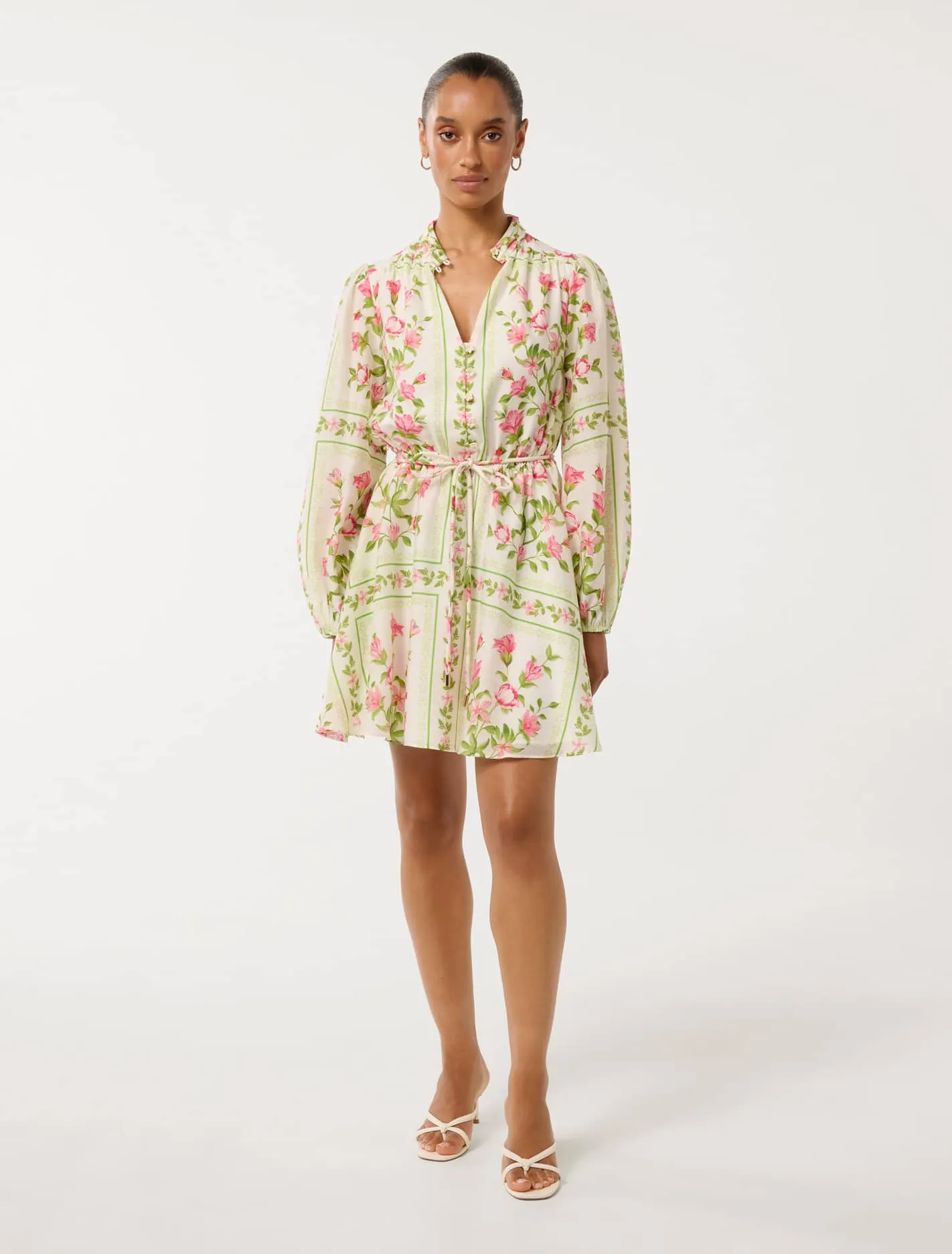 Tamila Petite Printed Mini Dress