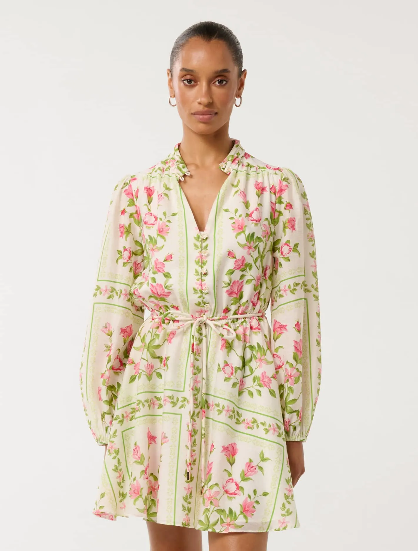 Tamila Petite Printed Mini Dress