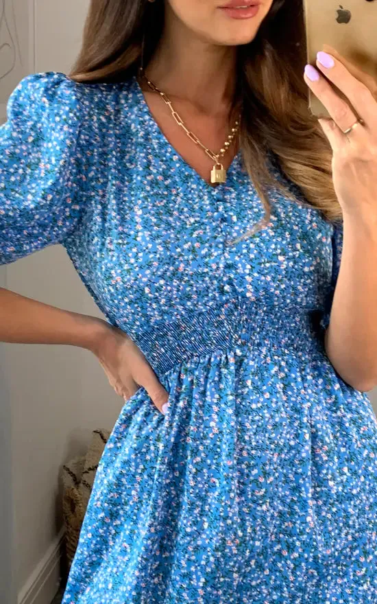 Tea Dress Light Blue