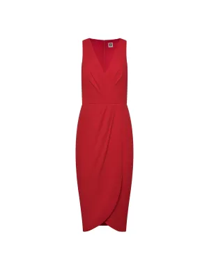Tulip Hem Classic Midi Dress