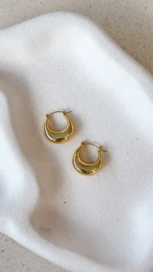 Varana Hoop Earrings - Gold