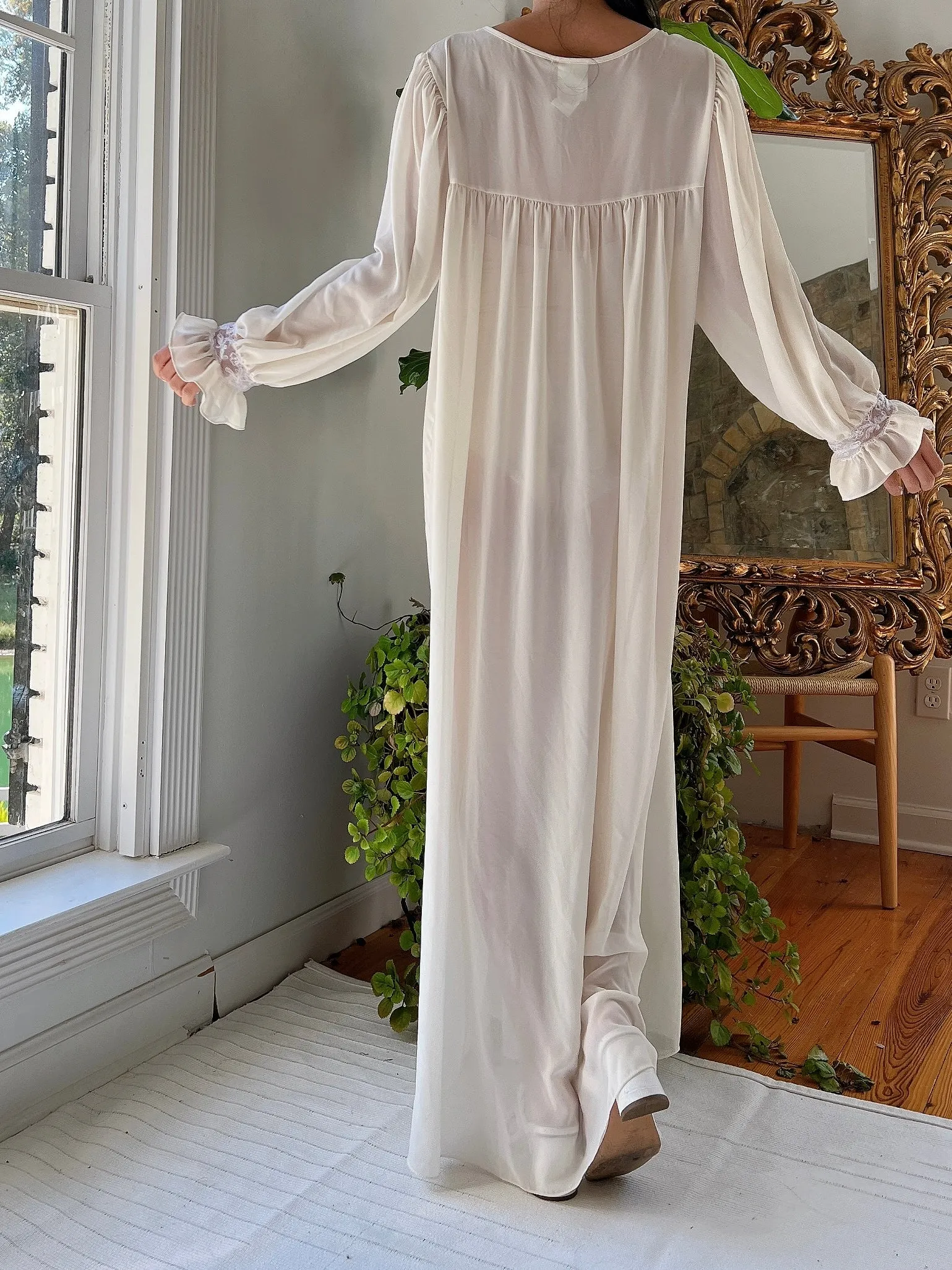 Vintage Chiffon Robe - S-M
