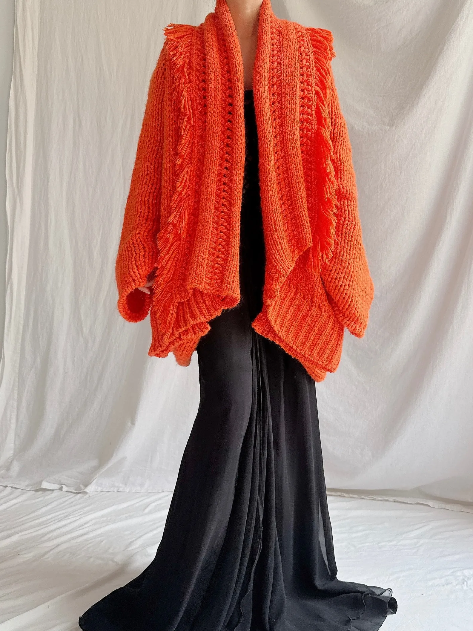 Vintage Ernestina Cerrini Italy Knit Duster - OSFM