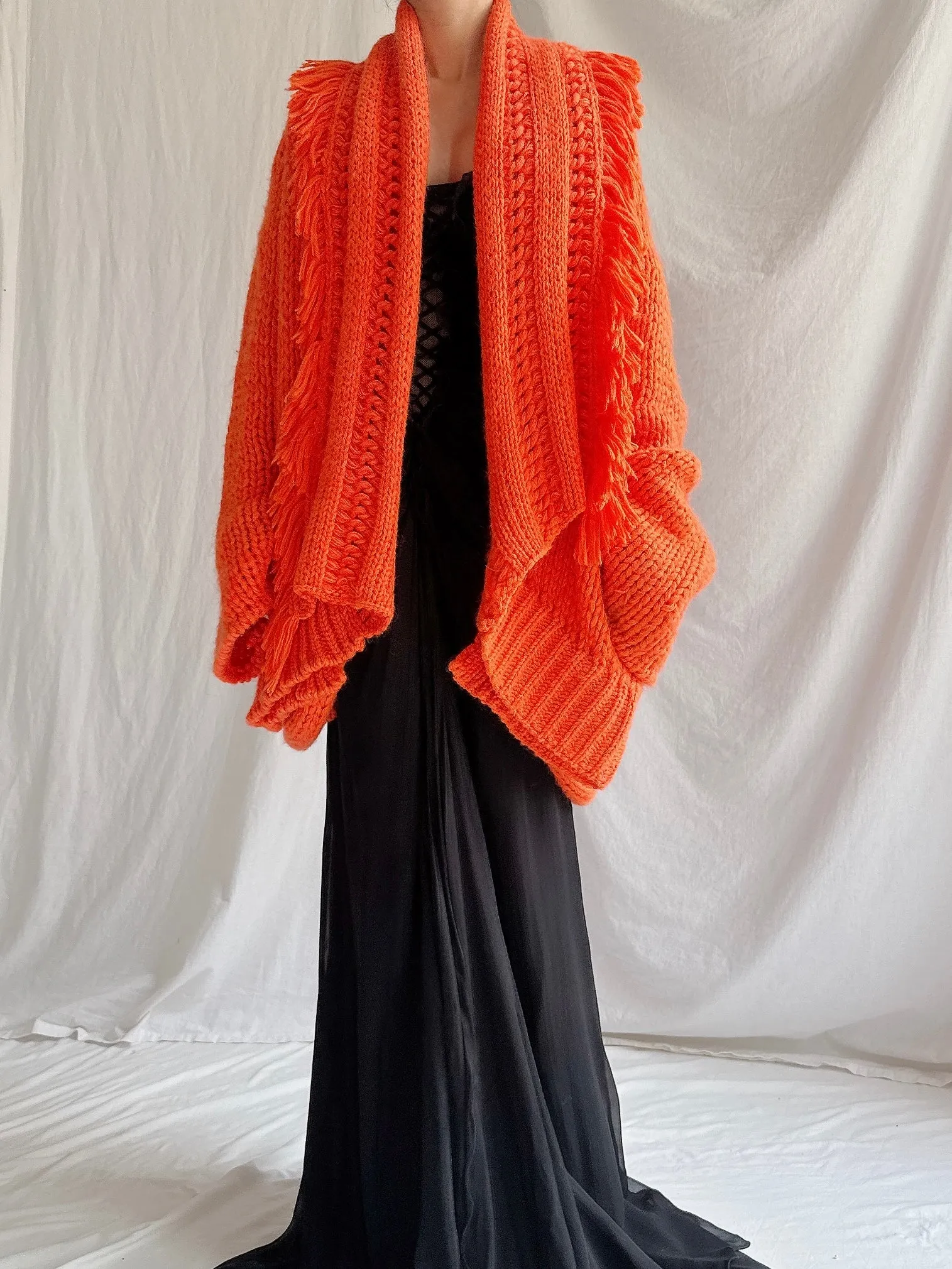 Vintage Ernestina Cerrini Italy Knit Duster - OSFM