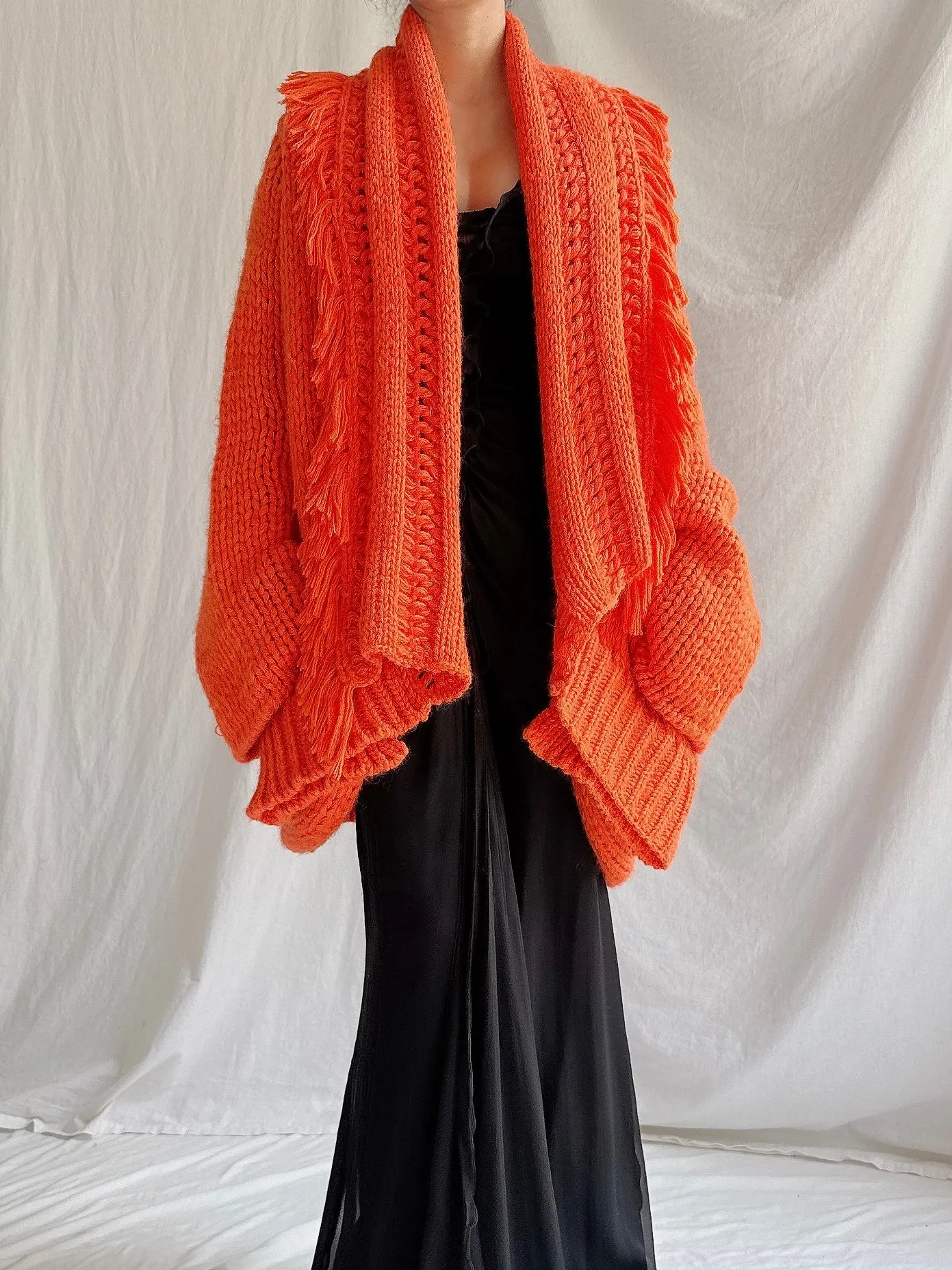 Vintage Ernestina Cerrini Italy Knit Duster - OSFM