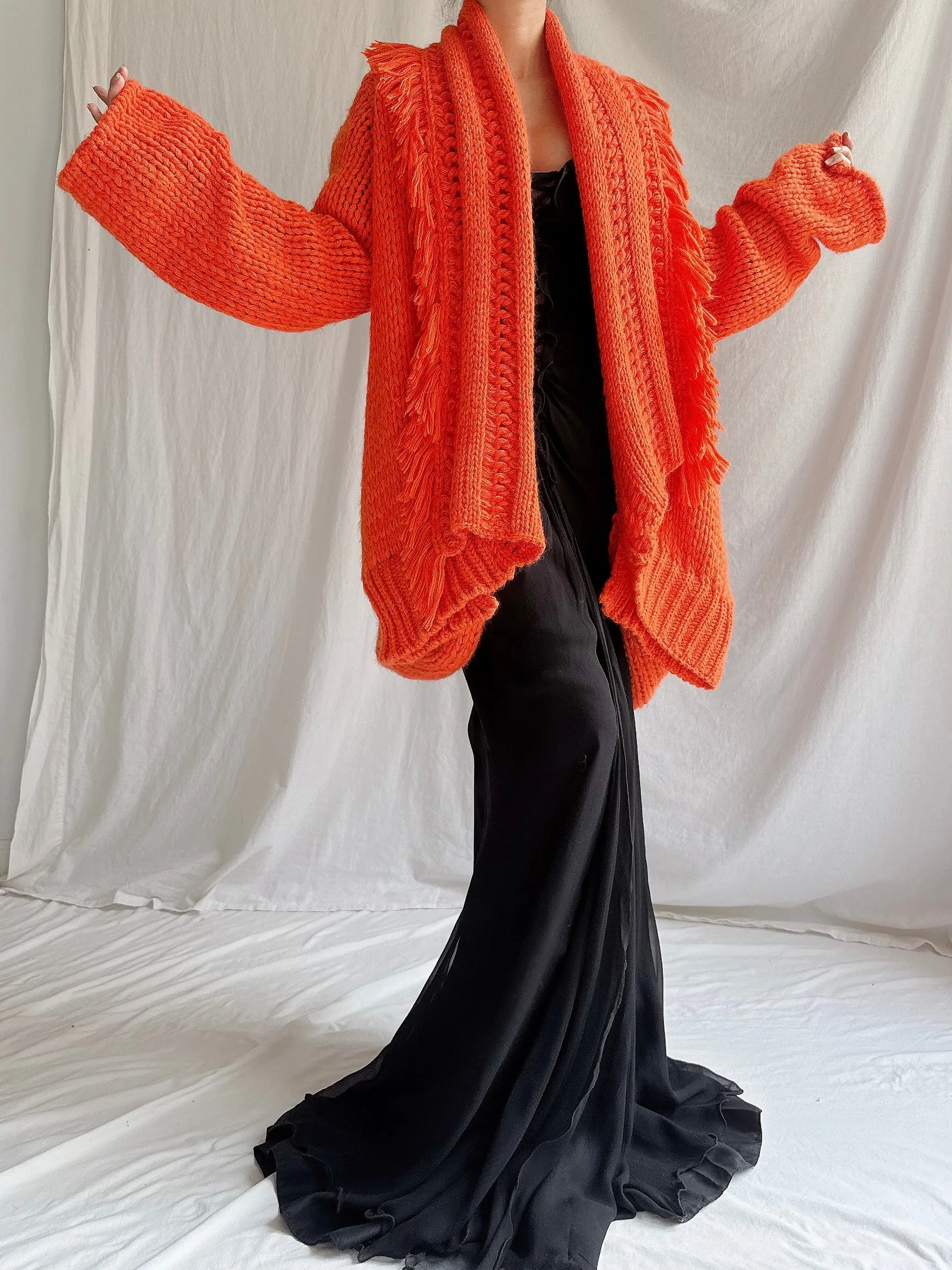 Vintage Ernestina Cerrini Italy Knit Duster - OSFM