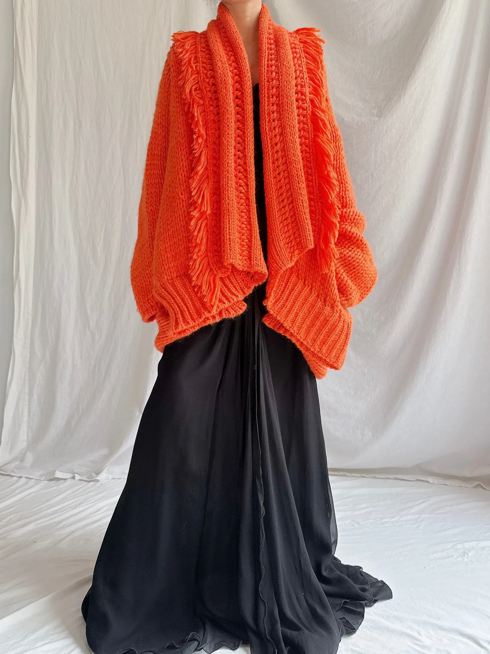 Vintage Ernestina Cerrini Italy Knit Duster - OSFM