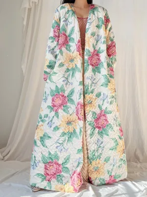 Vintage Mary McFadden Floral Duster - OSFM