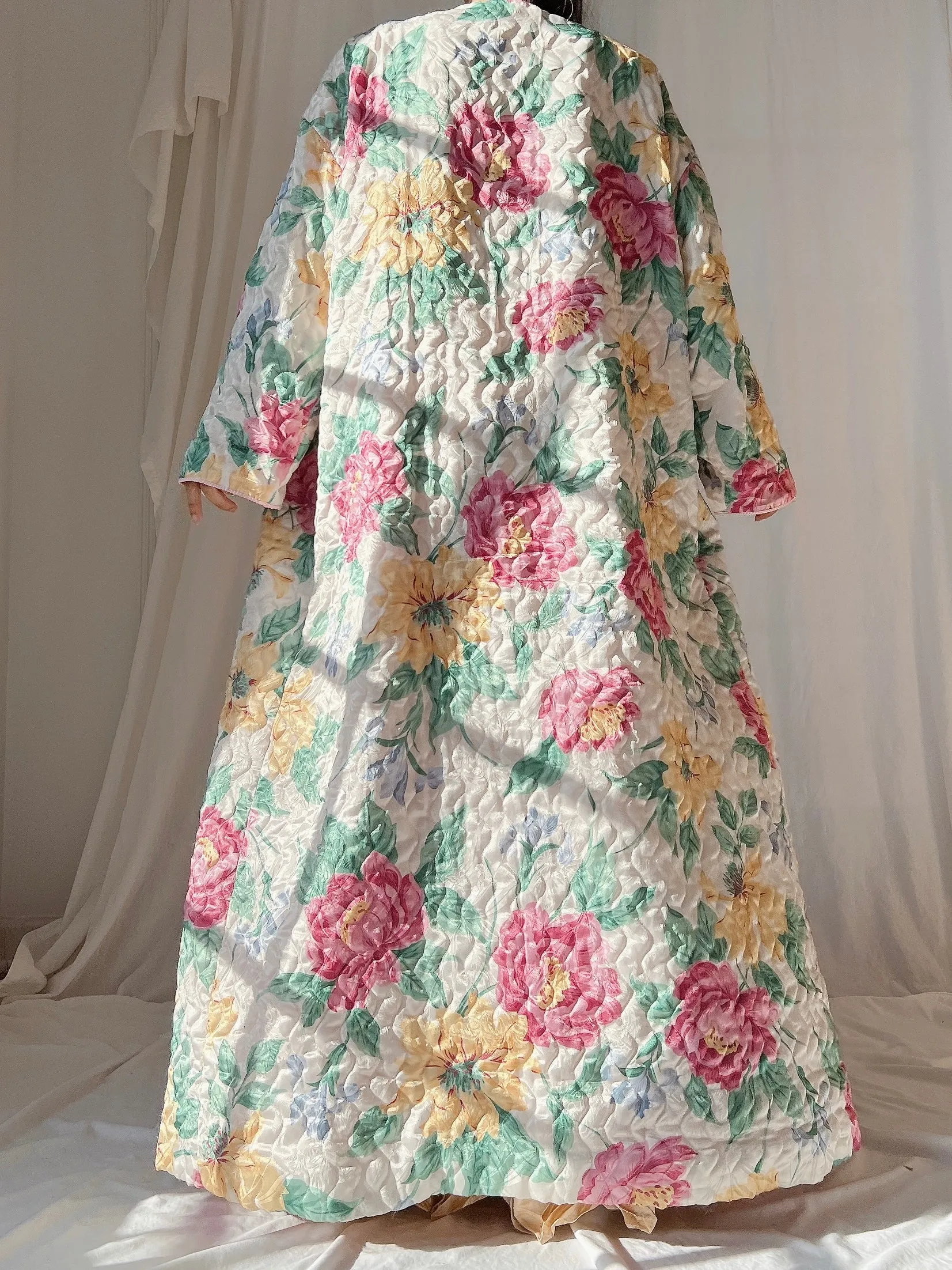 Vintage Mary McFadden Floral Duster - OSFM