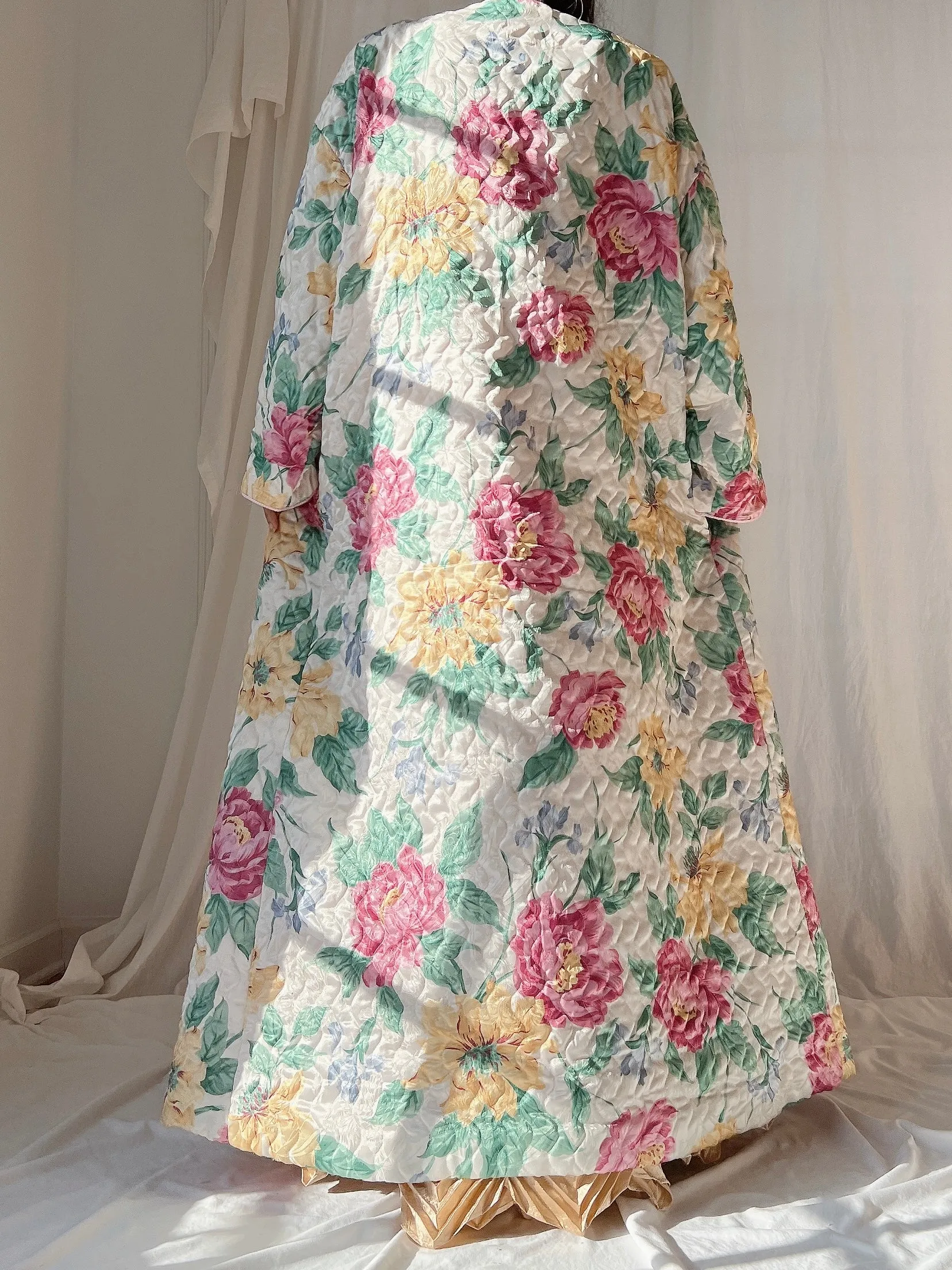 Vintage Mary McFadden Floral Duster - OSFM