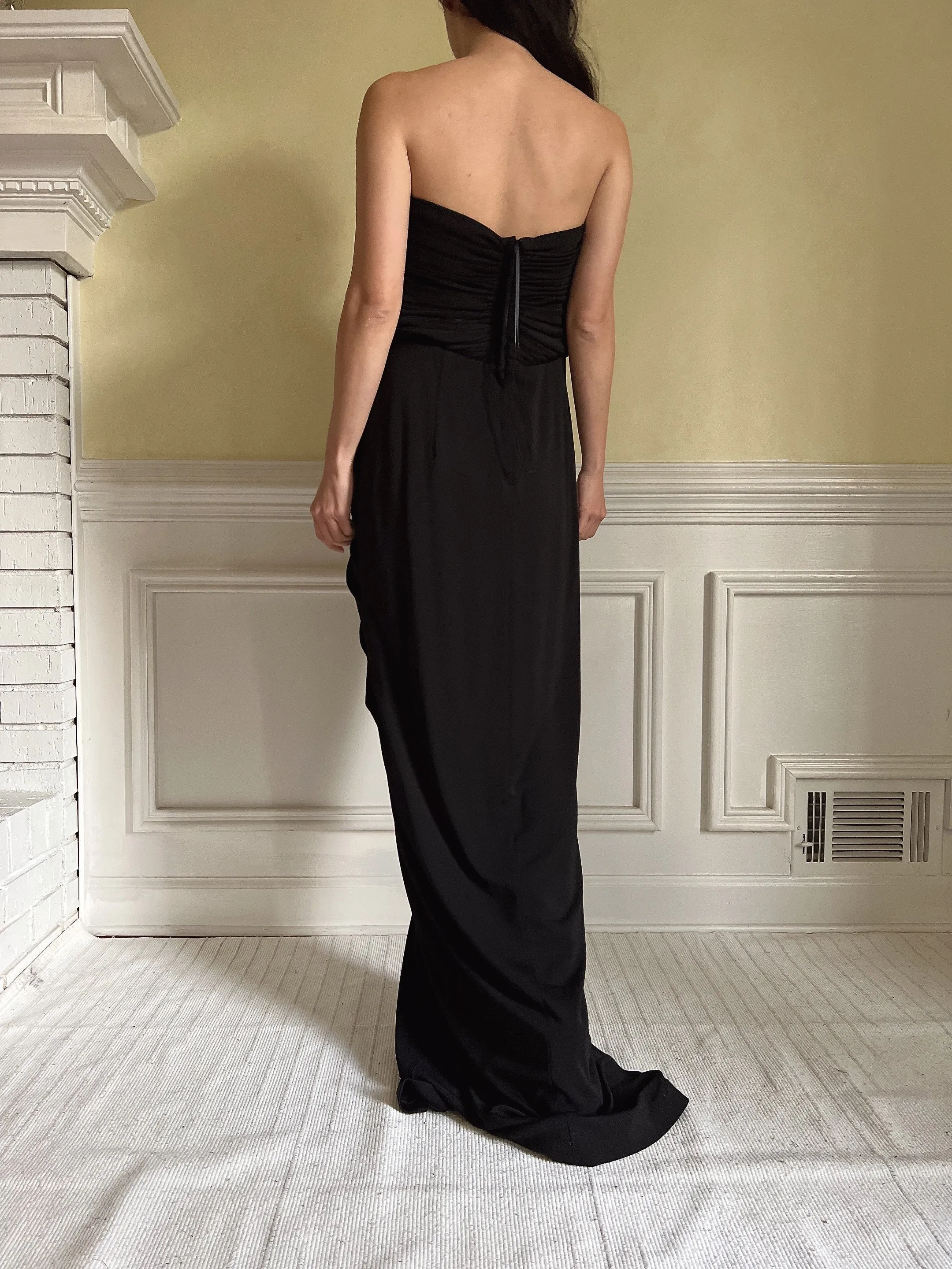 Vintage Vicky Tiel Ruche Dress - S/M/6